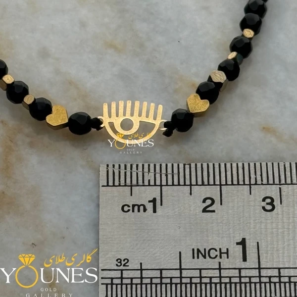 دستبند کیارا فراگنی (چشمی) طلا لیزری